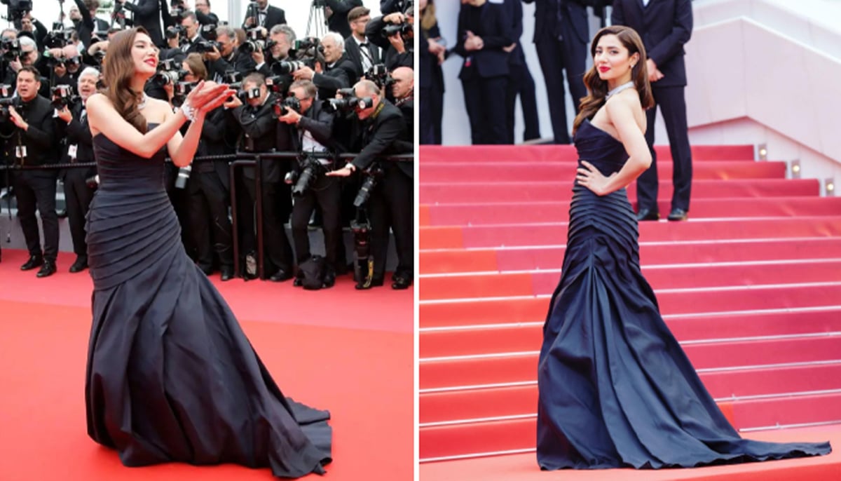 Mahira Khan wore a black Alberta Ferretti dress at the 71st Cannes Film Festival in 2018. – Reuters/Instagram/@mahirahkhan