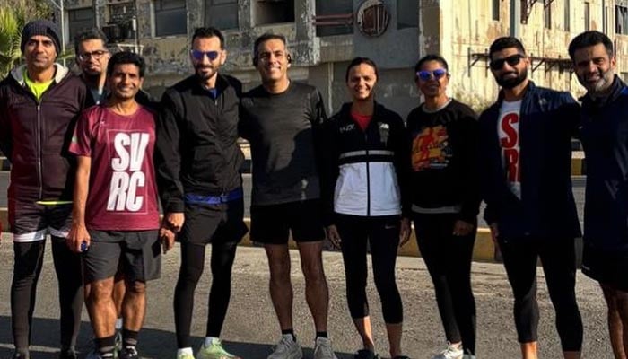 A group of runners in Karachi. — Provided by brokers.