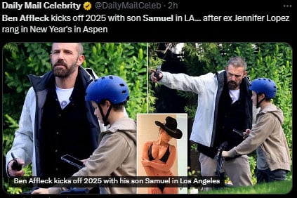 Ben Affleck spotted in Los Angeles after reports the actor was trying to win back Jennifer Garner