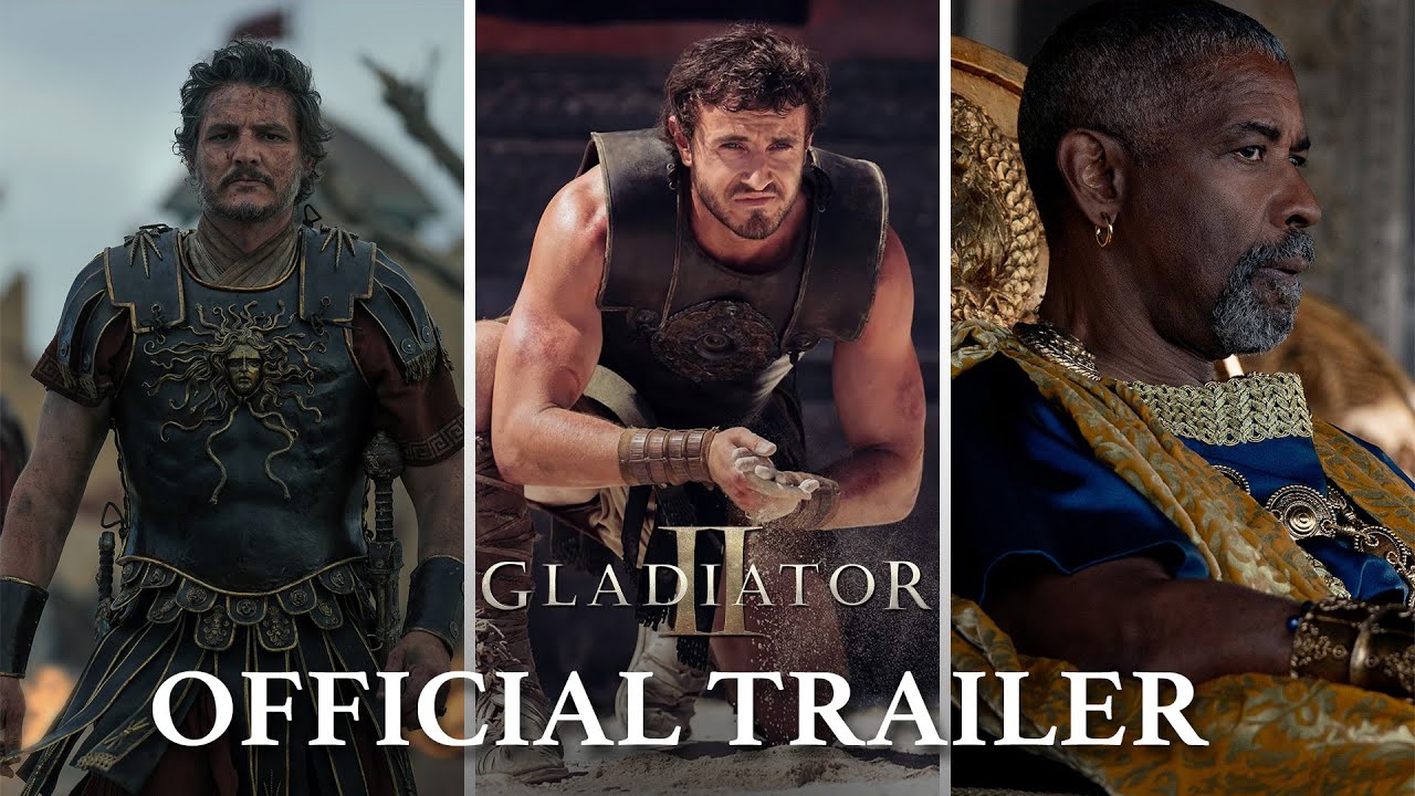 Gladiator II | Official Trailer (2024 Movie) - Paul Mescal, Pedro Pascal, Denzel Washington - YouTube