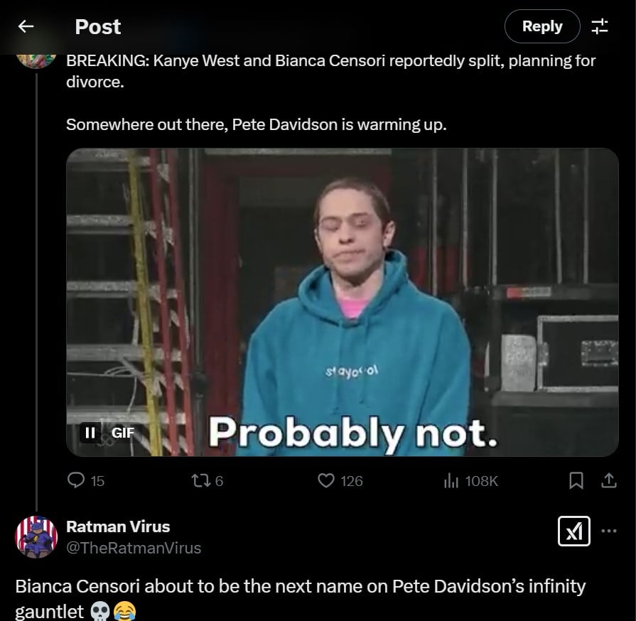 Pete Davidson gets opportunity in the middle of Kanye West, Bianca Censori Divorce Drama