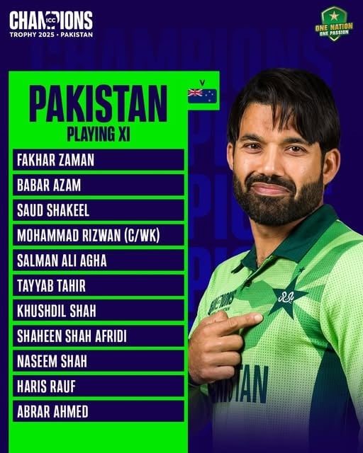 Pakistan squad. - PCB