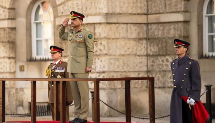 General Coas Syed is also visiting the United Kingdom to attend the 7th Regional Stabilization Conference at the Dear Military Academy Royal Sandhurst. - ISPR