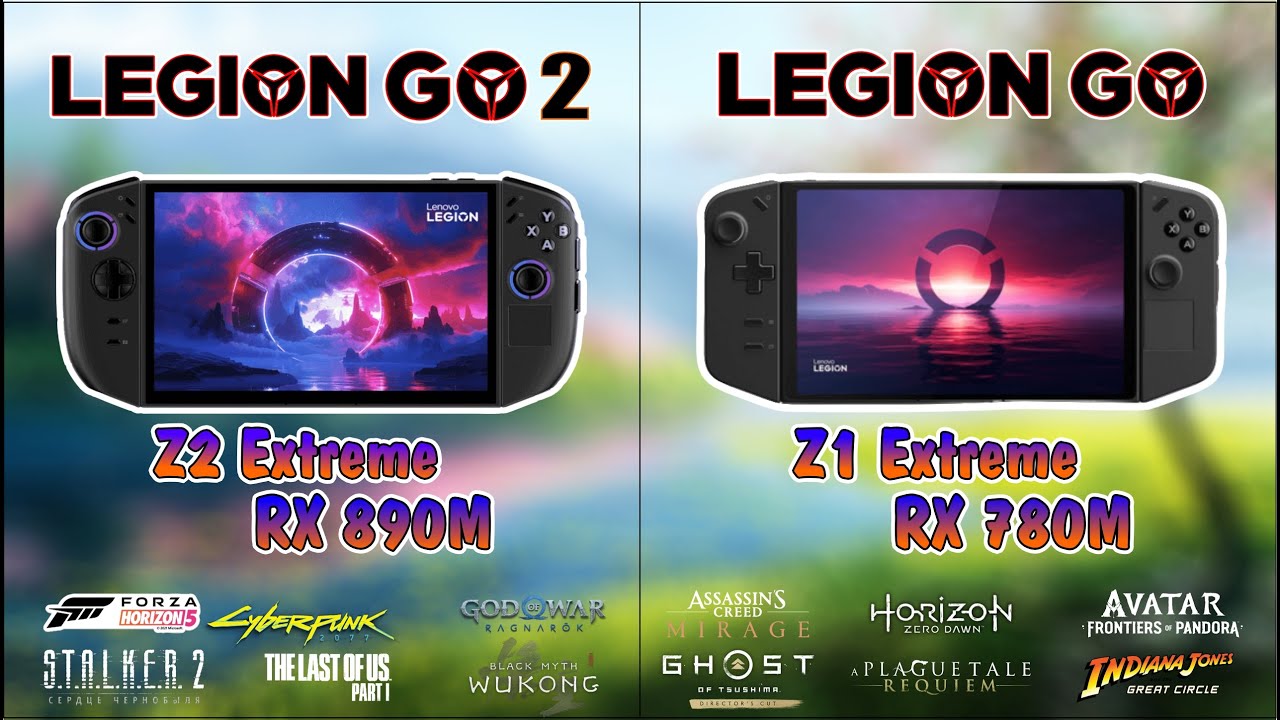 Lenovo Legion Go 1 and Lenovo Legion Go 2 | Test game - YouTube