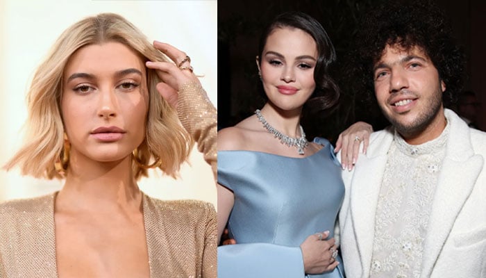 Hailey Bieber likes husbands after trolling ex selena gomez, promised Benny Blanco