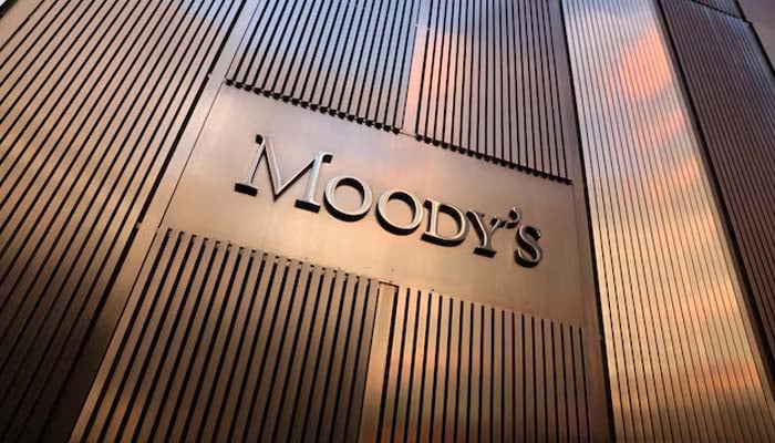 The signaling is seen outside the Moodys Corporation headquarters in Manhattan, New York, USA, November 12, 2021.— Reuters