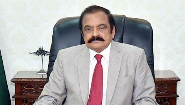 Advisor of the Prime Minister of Political and Public Affairs Rana Sanaullah. - Radio Pakistan/Archive