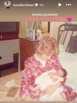 David Beckhams's mother shares a rare glimpse of her childhood
