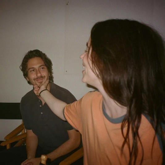 Billie Eilish with Nat Wolff. Photo: @Billieeilish/Instagram