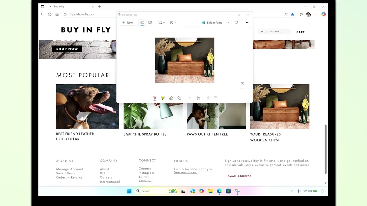 Snipping Tool Perfect screen capture - YouTube