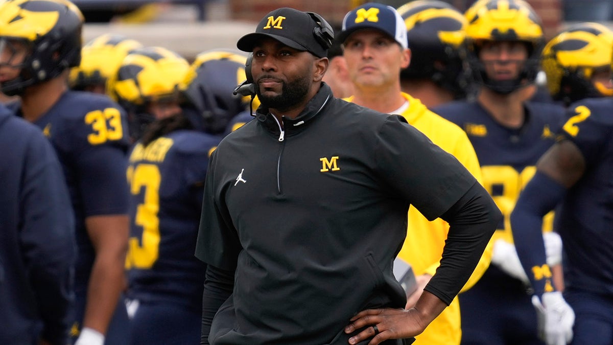 Michigan chief coach, Sherrone Moore