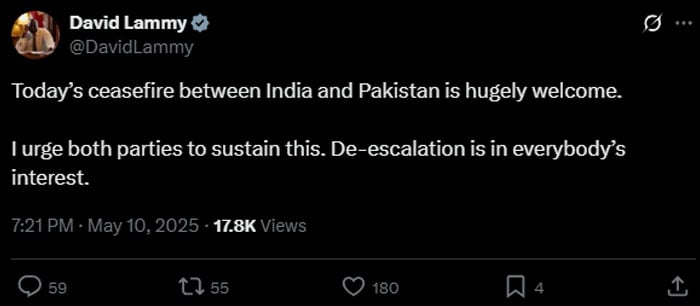 World leaders welcome Pakistan-India Penfire