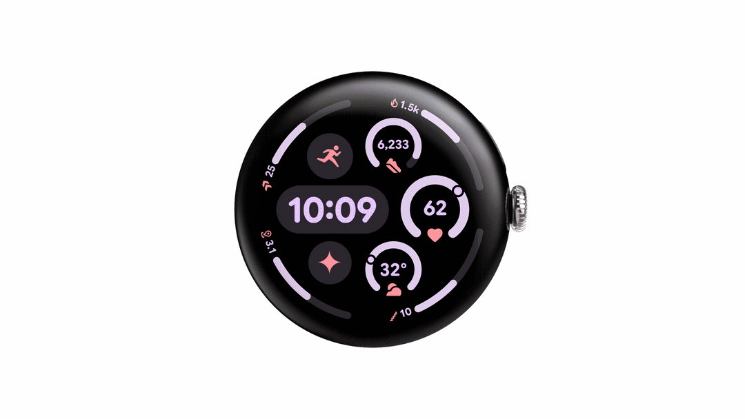 Use OS 6 functionalities shown in a pixel clock 3