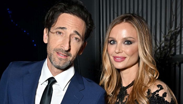 Adrien Brodys' girlfriend, Georgina Chapman, says that Oscar Gum's viral moment was her idea