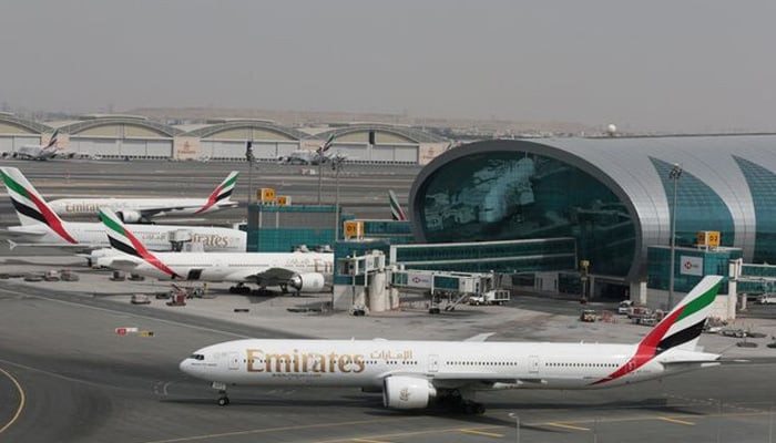 The airlines of Emirates airlines are seen at Dubai International Airport in Dubai, United Arab Emirates. - Reuters/file
