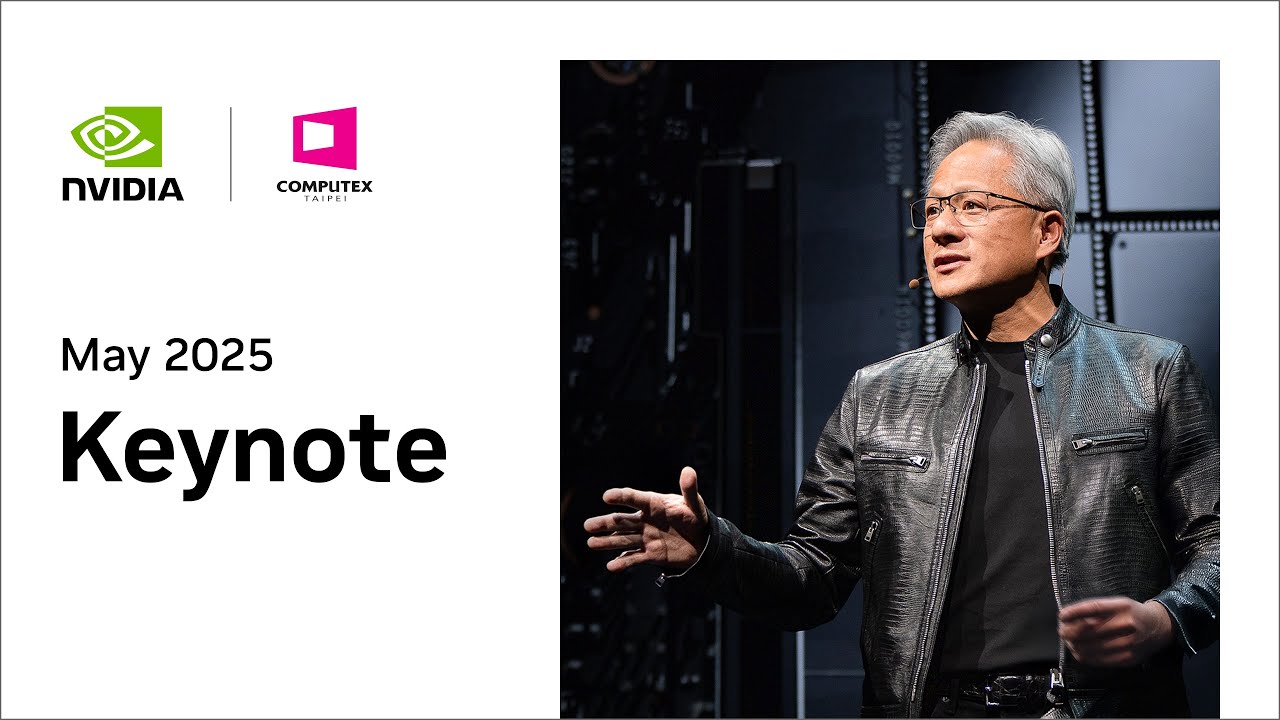 CEO of Nvidia Jensen Huang Keynote in Computex 2025 - YouTube