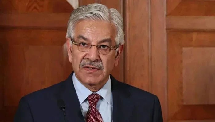 Khawaja Asif Defense Minister. - AFP/file