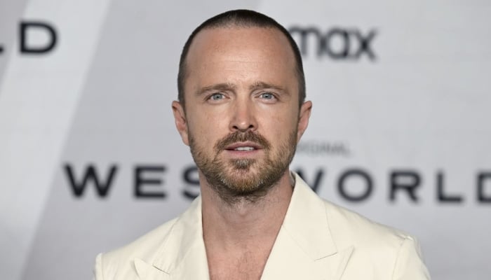 Photo: Aaron Paul shares the reason behind taking the midnight pool concert