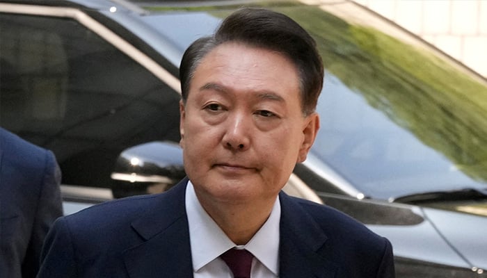 The president expelled from Koreas, Yoon Suk Yeol, who faces charges of orchestrating a rebellion when he declared the martial law, comes to his trial to the Court of the Central District of Seoul in Seoul, South Korea, on Monday, May 12, 2025. - Reuters.