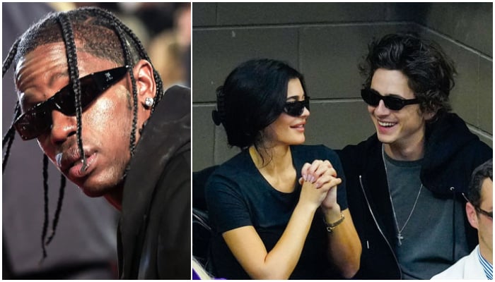 Travis Scott and Kylie Jenner have apparently fallen on Timothee Chalamet