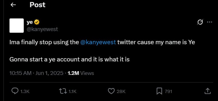 Kanye West shines in light on his legal name change