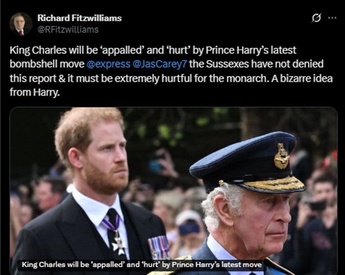 King Carlos horrified when Prince Harry takes a drastic step: a clear gesture of enmity