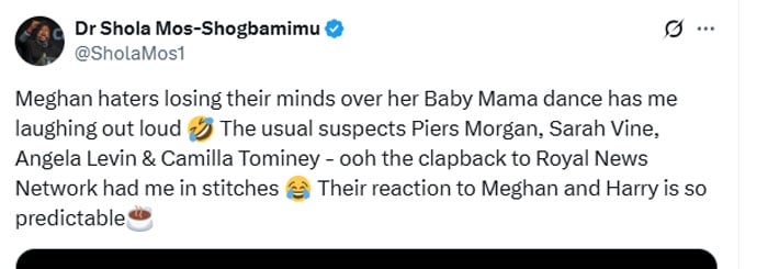 Meghan Markle Haters losing his head by his baby Baby Mama Dance