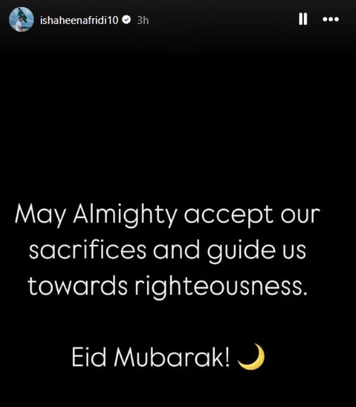 Cricket Pakistani stars share joy with fans in Eid Ul Adha Wishes