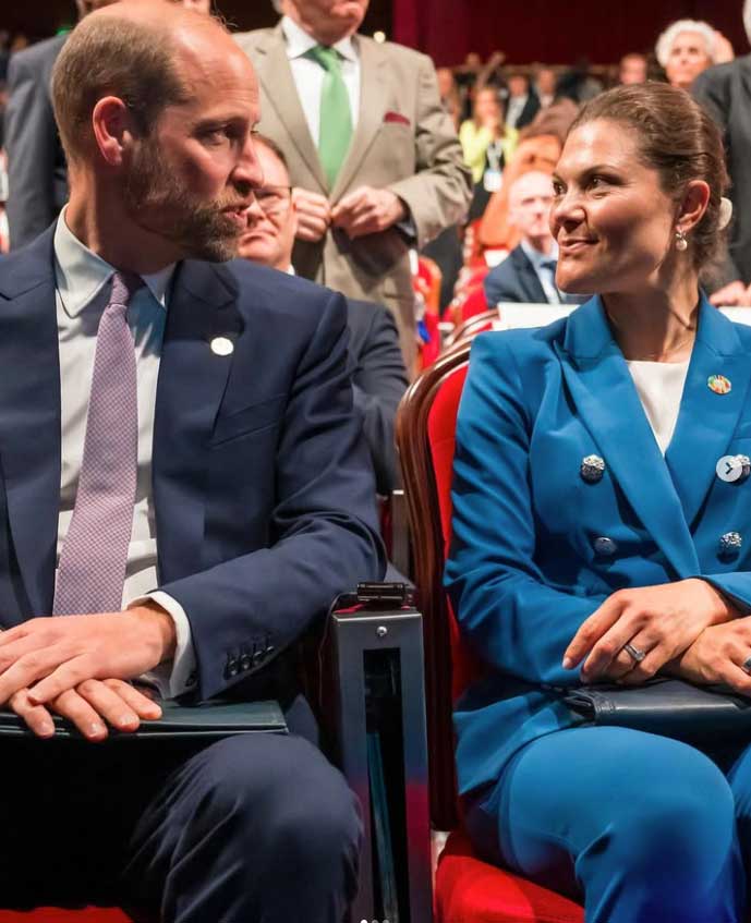 Kate Middleton leaves London after Prince William shows with the foreign princess