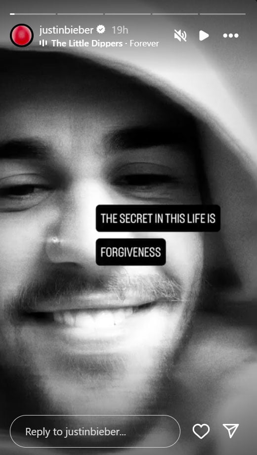 Justin Bieber drops the bomb life advice