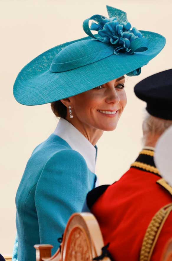 In the images: Kate Middleton stuns to color stumbling