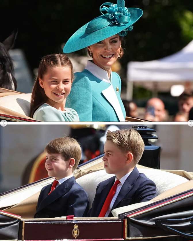 In the images: Kate Middleton stuns to color stumbling