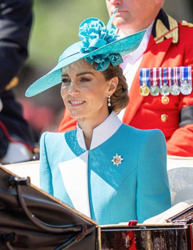 In the images: Kate Middleton stuns to color stumbling