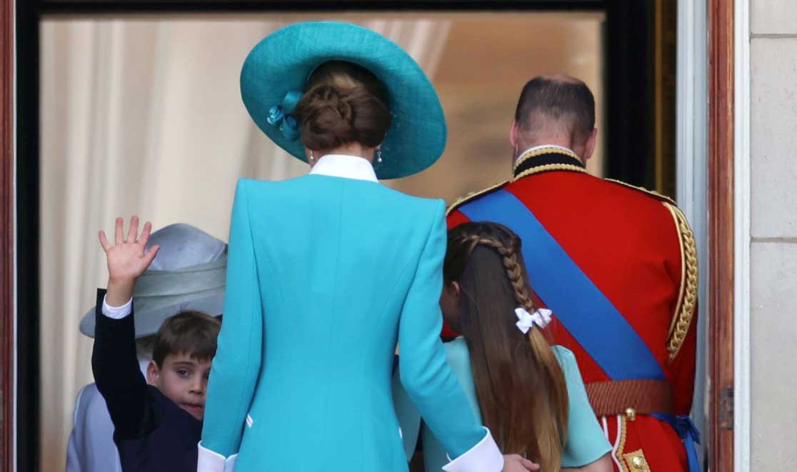 In the images: Kate Middleton stuns to color stumbling