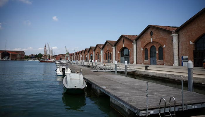 A general view shows the Venetian arsenal before the expected wedding of the founder of Amazon Jeff Bezos and Lauren Sánchez, in Venice, Italy, June 24, 2025. - Reuters