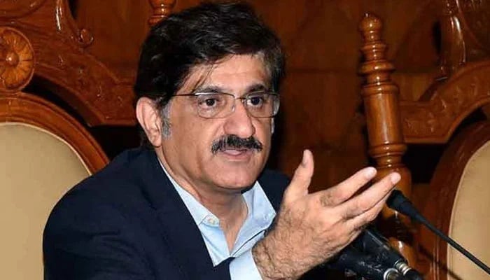 The Sindh Prime Minister Murad Ali Shah presides over this photo without date. - App/file