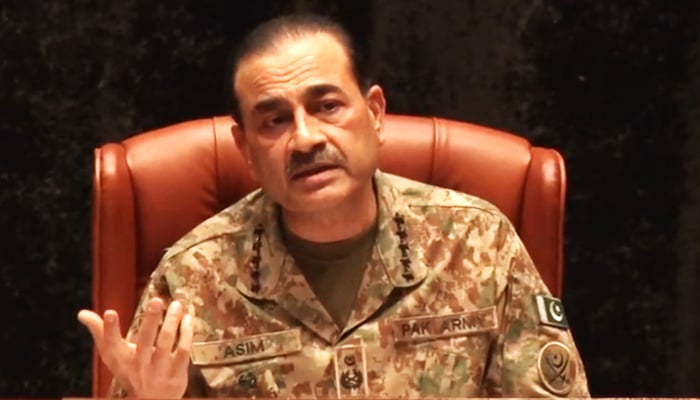 Chief of the Army personnel (COAS), the Syed field marshal also Munir, is heading to the 52nd CTP of the Civil Services Academy in the Army Auditorium, in a video published on June 27, 2025. - ISPR