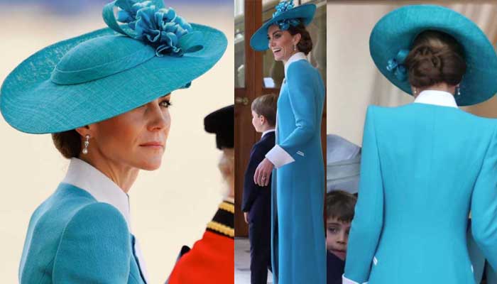 In the images: Kate Middleton stuns to color stumbling