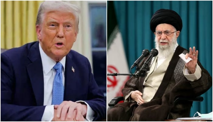 The president of the United States, Donald Trump (left) and the supreme leader of RAN, Ayatolá Ali Khamenei. - Reuters/file