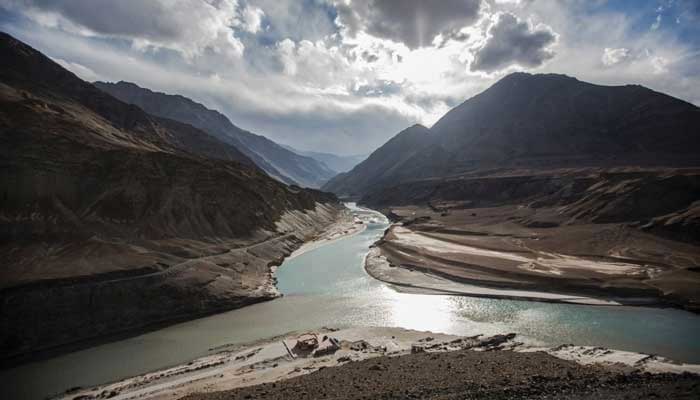 The road built by the Bro through the confluence of the Indo and Zanskhar rivers in the Ladakh region, India. - Reuters/file
