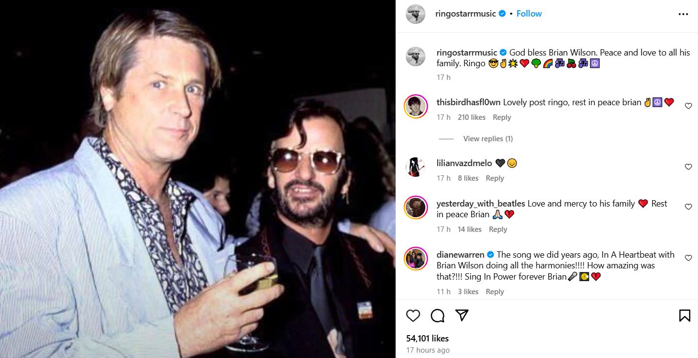 The Beatles, Kiss Rockstars pays tribute to the genius Brian Wilson