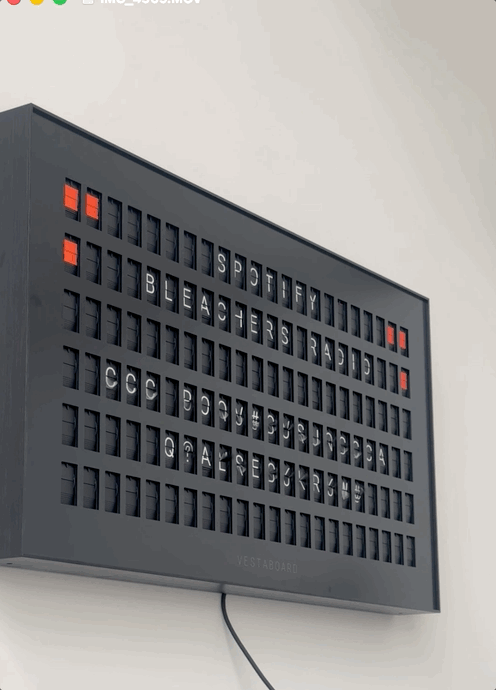 Dressing room that shows Sonos playing out of angle