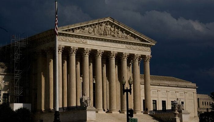 The United States Supreme Court building is seen in Washington, USA, April 6, 2023. - Reuters