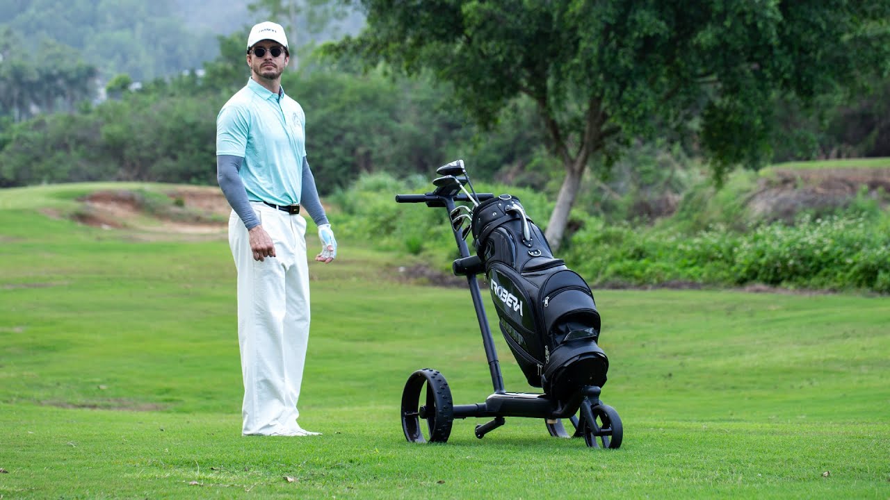 Robera Neo - next -generation smart golf cart with AI Vision & GPS Navigation - YouTube