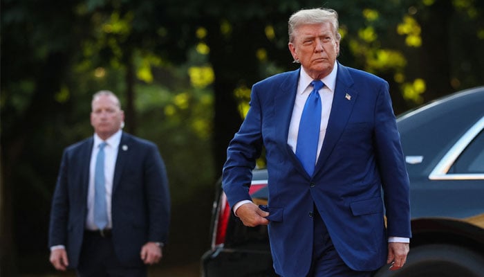 The president of the United States, Donald Trump, arrives at a dinner for the heads of state of NATO and the governments organized by the Dutch king Willem-Alexander and the Dutch queen Maxima, apart from a NATO summit, in the Huis Ten Bosch Palace in The Hague, Netherlands, June 24, 2025.-Reuters.