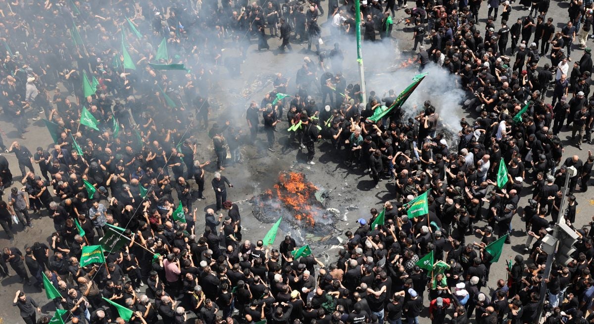 Iranian mourners attend a ceremony to mark Ashura in Tehran, Iran, on July 6, 2025. - Reuters