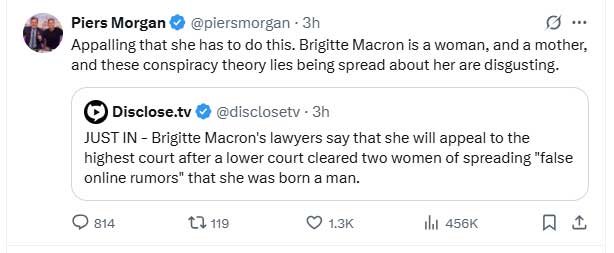 Prince Harry, Meghans' firm opponents face Brigitte Macrons past