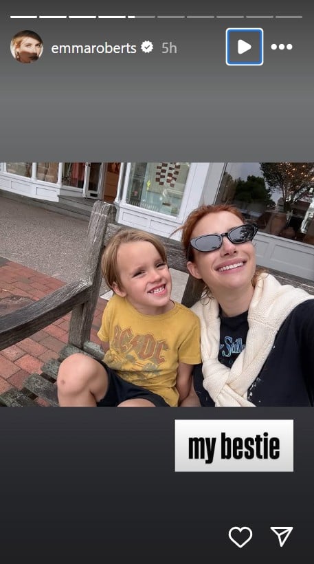 Emma Roberts shares an adorable photo with her best friend