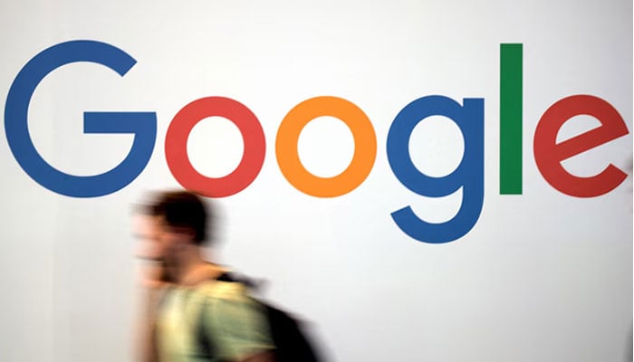 The Google logo is shown during the Viva Tech Start-up and the Technology Summit in Paris, France, May 25, 2018.-Reuters