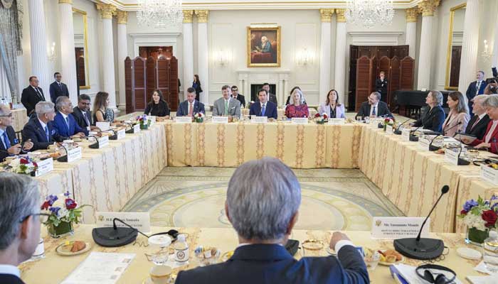 Quad's foreign ministers meet in Washington to discuss peace, stability, security and prosperity in the Indo-Pacific region on July 2, 2025.-X/@Secrubio